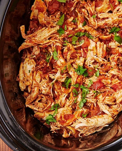 Slow Cooker Salsa Chicken