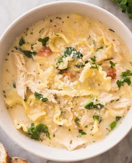 White Lasagna Soup