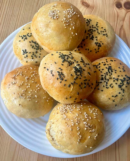 Fluffy Oat Bread Buns 