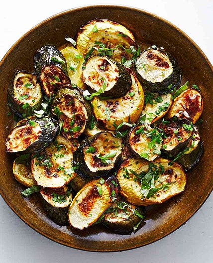 Simple Roasted Zucchini & Squash