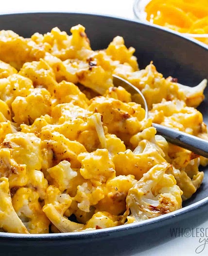 Keto Cauliflower Mac and Cheese (6 Ingredients!)