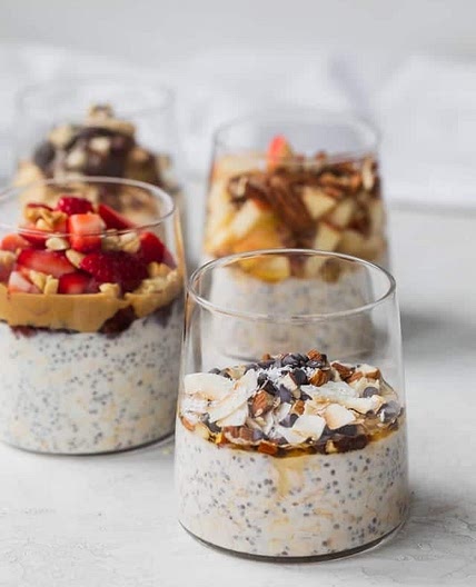 Fruit overnight oats 