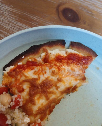 Cheesy Harissa Flatbreads