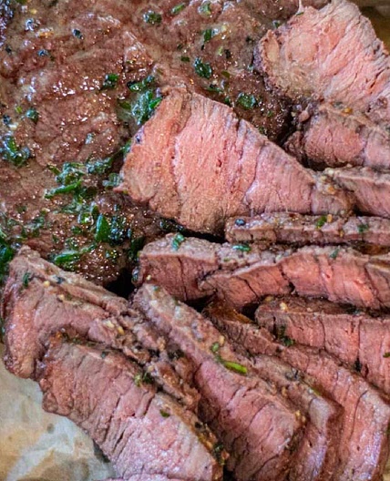 Grilled Bison Steaks