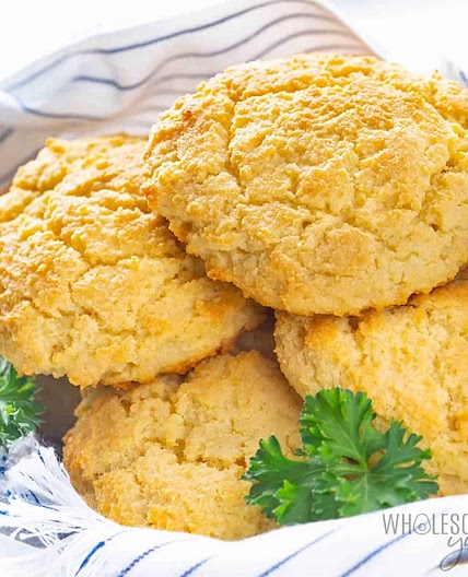 Keto Almond Flour Biscuits Recipe (5 Ingredients)
