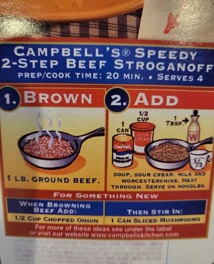 Campbell's Speedy Beef Stroganoff