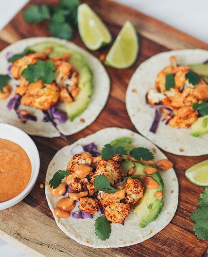 Chipotle Cauliflower Tacos