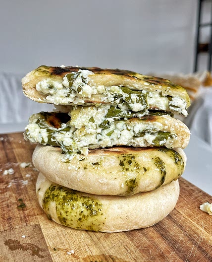 Feta Spring Flatbreads