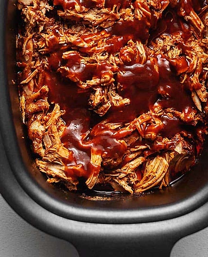 Crock Pot Pork Loin - BBQ Pulled Pork