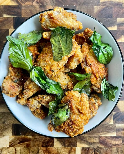Air Fryer Taiwanese Popcorn Chicken