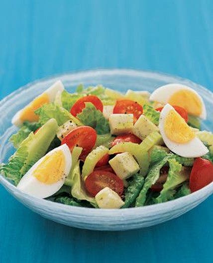 Green Salad with Hard-Cooked Eggs