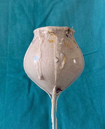 COCONUT RICOTTA ALMOND SMOOTHIE WITH ROSE WATER