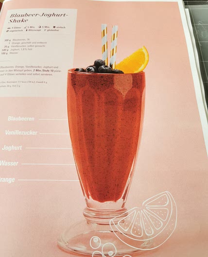 Blaubeer Joghurt Shake