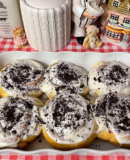 Oreo rolls recipe 🖤