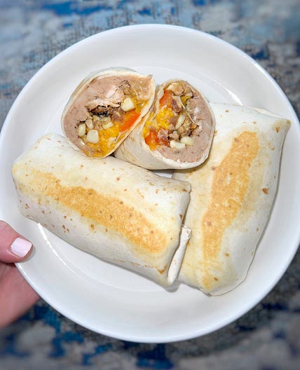 Freezer Chicken Burritos