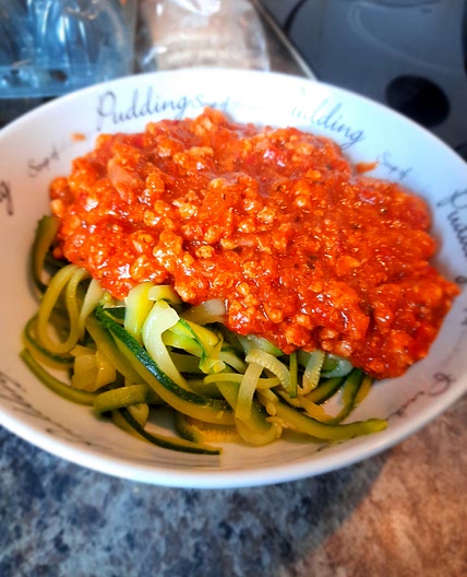 Zucchini/Courgette Spaghetti