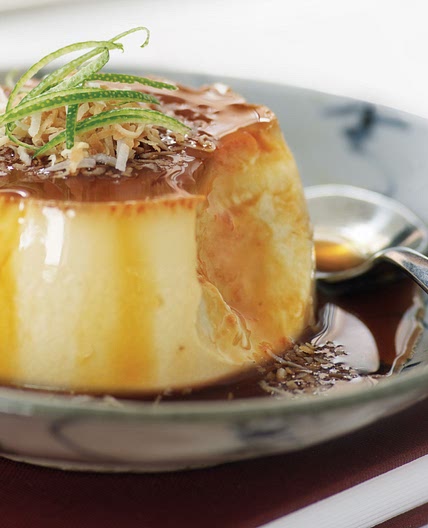 Banh gan (coconut creme caramel)