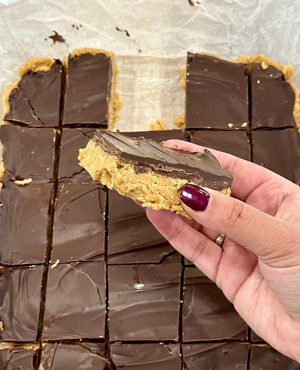 Chocolate peanut butter bars 