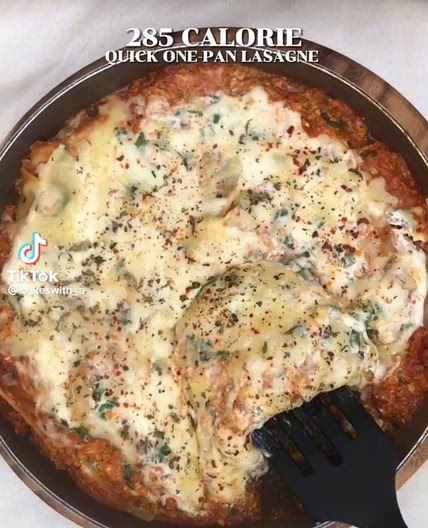One Pan Lasagna Low Cal