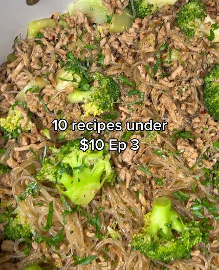 Garlic, Pork & Broccoli Noodle Stir Fry