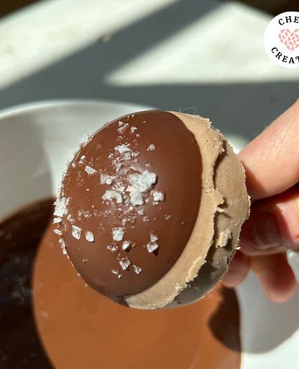 Chocolate Tahini Fudgesicles