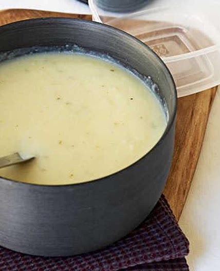 Parsnip and apple soup