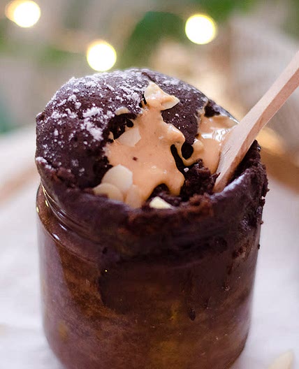 Mug cake de chocolate