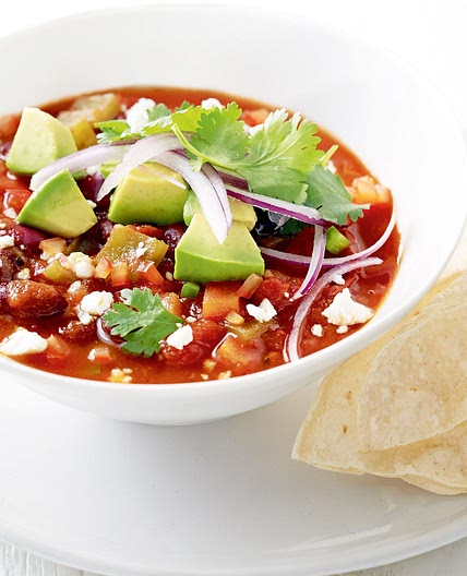 Spicy Mexican bean soup