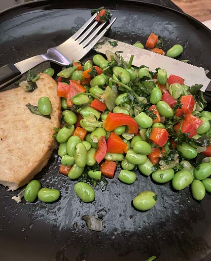 Edamame Pfanne