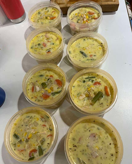 Creamy Turkey soup 