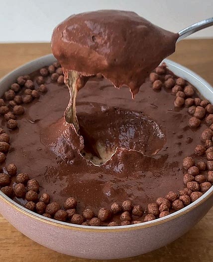 Blended Choc Overnight Oats