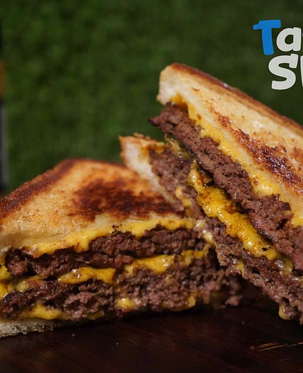 Homemade Grilled Cheese Burger Recipe