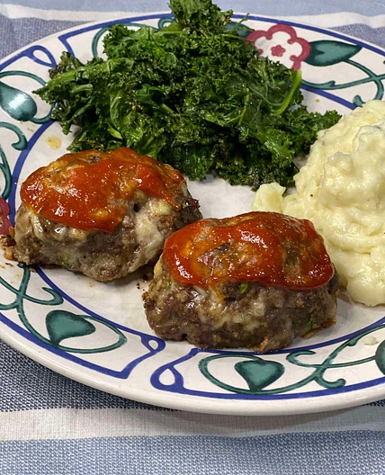 Sheetpan mini meat loaves 