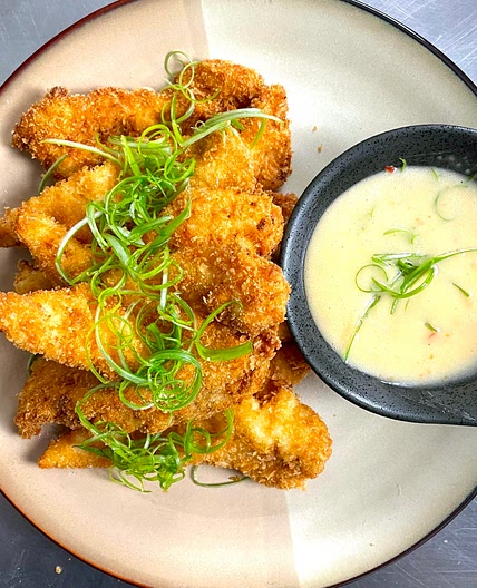 Lemongrass Chicken Tenders w/ Nuoc Cham Mayo
