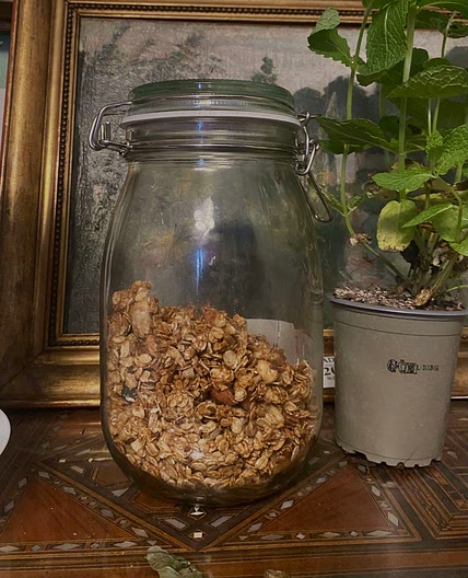 Homemade easy granola