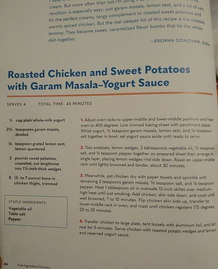Garam Masala Yogurt Chicken