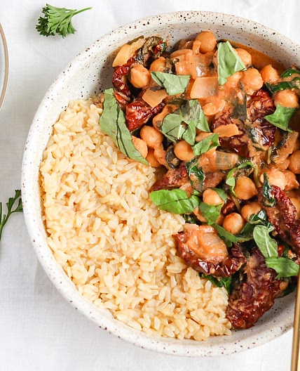 Vegan Tuscan Chickpeas