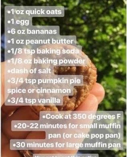 Banana, Oat & PB Muffins