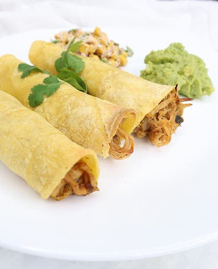 Baked Pork Taquitos
