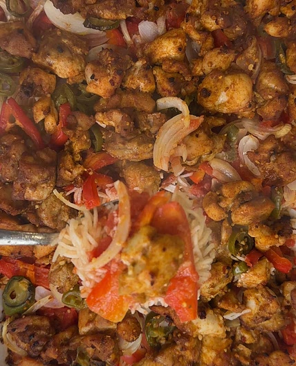 Your new favorite midweek meal CHICKEN BURRITO TRAY BAKE