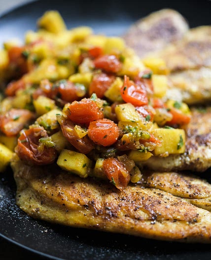 Mango-Tomato Chicken