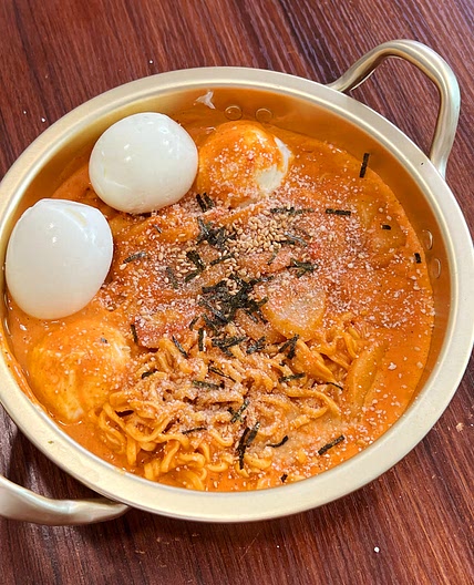 불닭 크림 라볶이