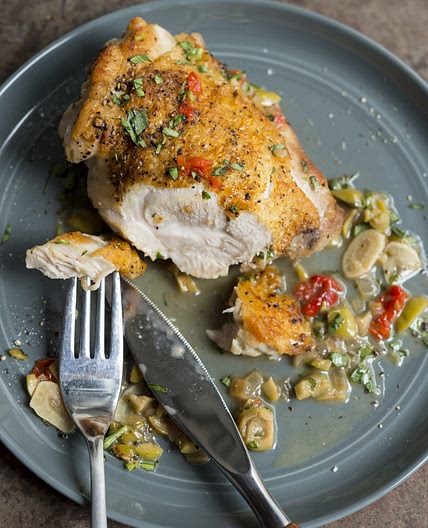 White Balsamic Chicken W/ Tarragon 