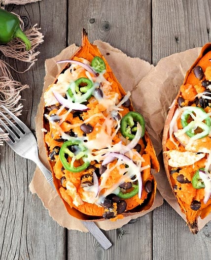 Batata al Horno con Pollo