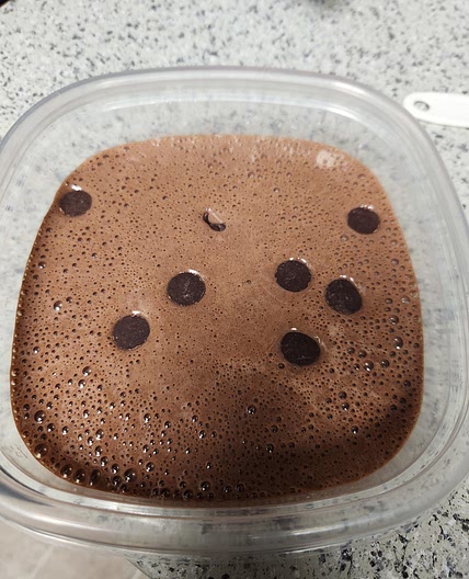 Chocolate protein pudding