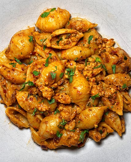 Harissa Sausage Pasta
