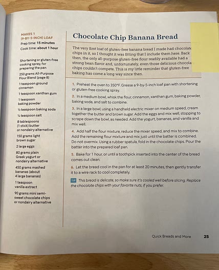 Banana Bread (Gluten Free)