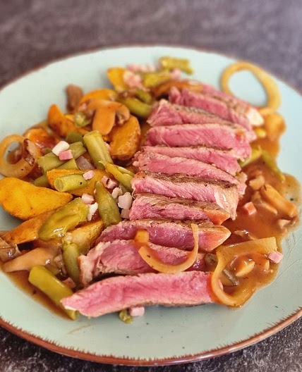 Roastbeef in Portweinsoße