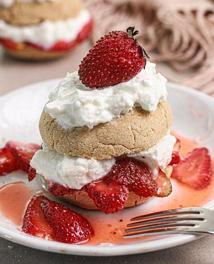 Healthier Strawberry Shortcake
