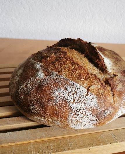 Sauerteig Brot – Weizenweissmehl und Roggenvollkorn